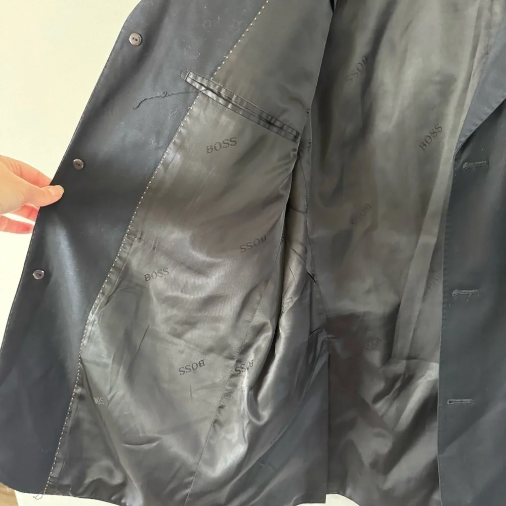 HUGO BOSS Wool Blend Black Blazer